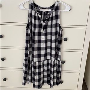 Buffalo check tunic or mini dress Loft